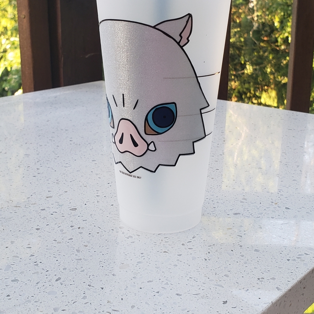Customized Inosuke tumbler - Picture 2 of 4